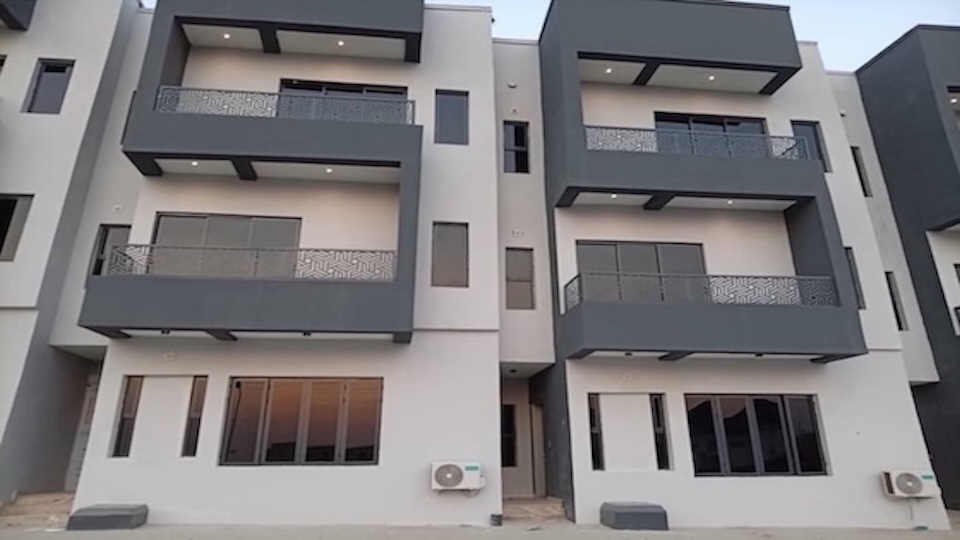 Completed Andrews Terraces residences in Guzape, Abuja